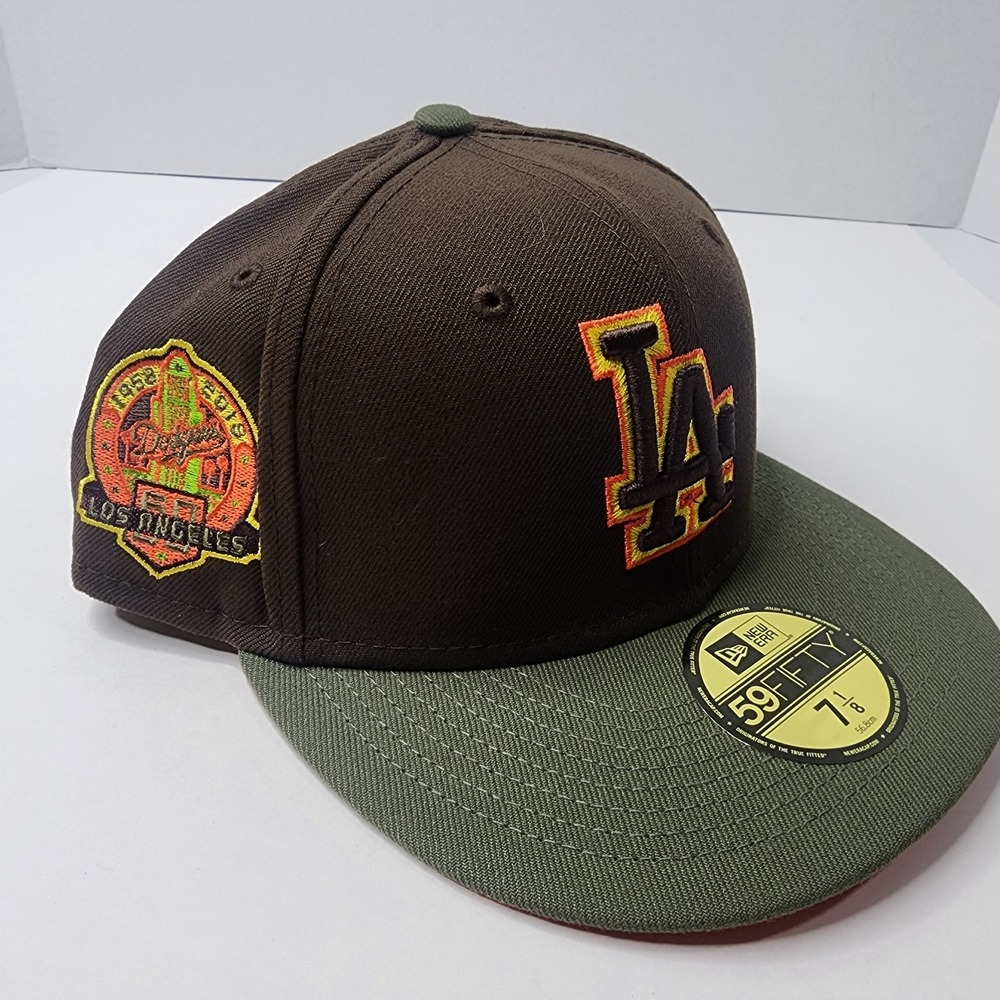 New Era Los Angeles Dodgers Brown 50th 7 1/8 Stadium Anniversary 59fifty Hat